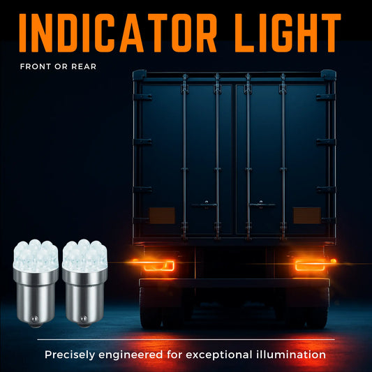 P21W Bulbs LED Amber 24V