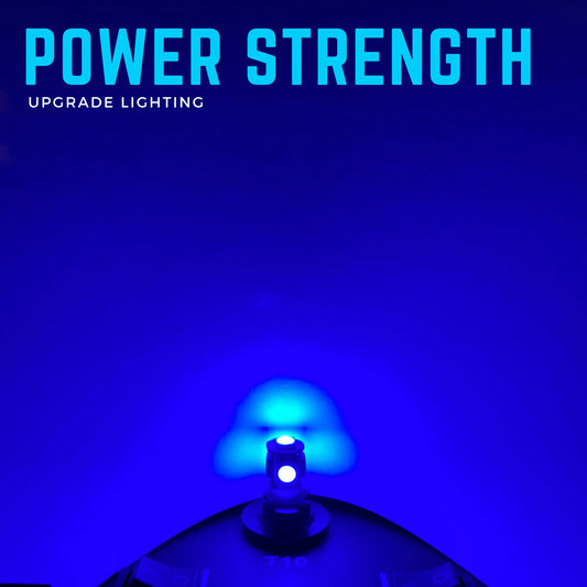 W5W Bulbs LED 5 Smd Canbus Blue 12v