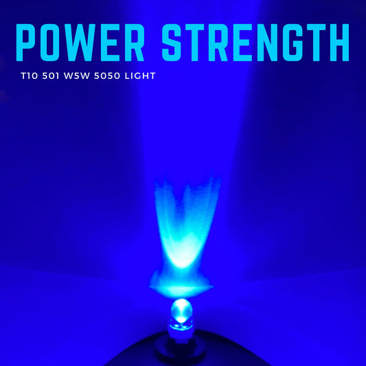 W5W Bulbs LED Blue 12V