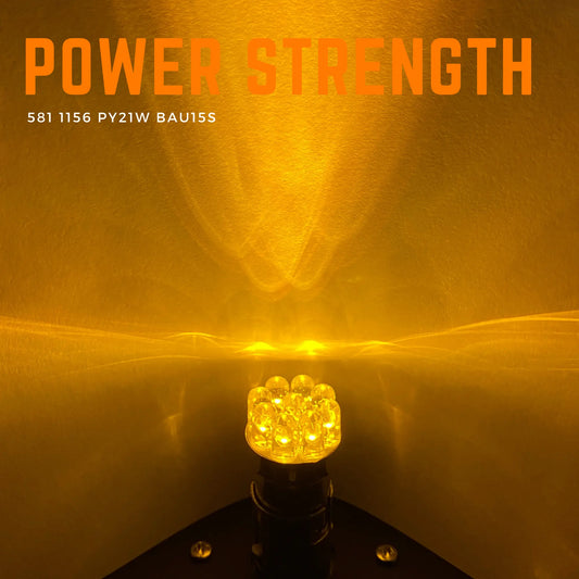 PY21W Bulbs LED Amber 12V