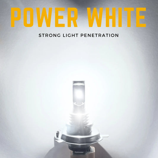 H4 Led Headlight Bulb White 12v