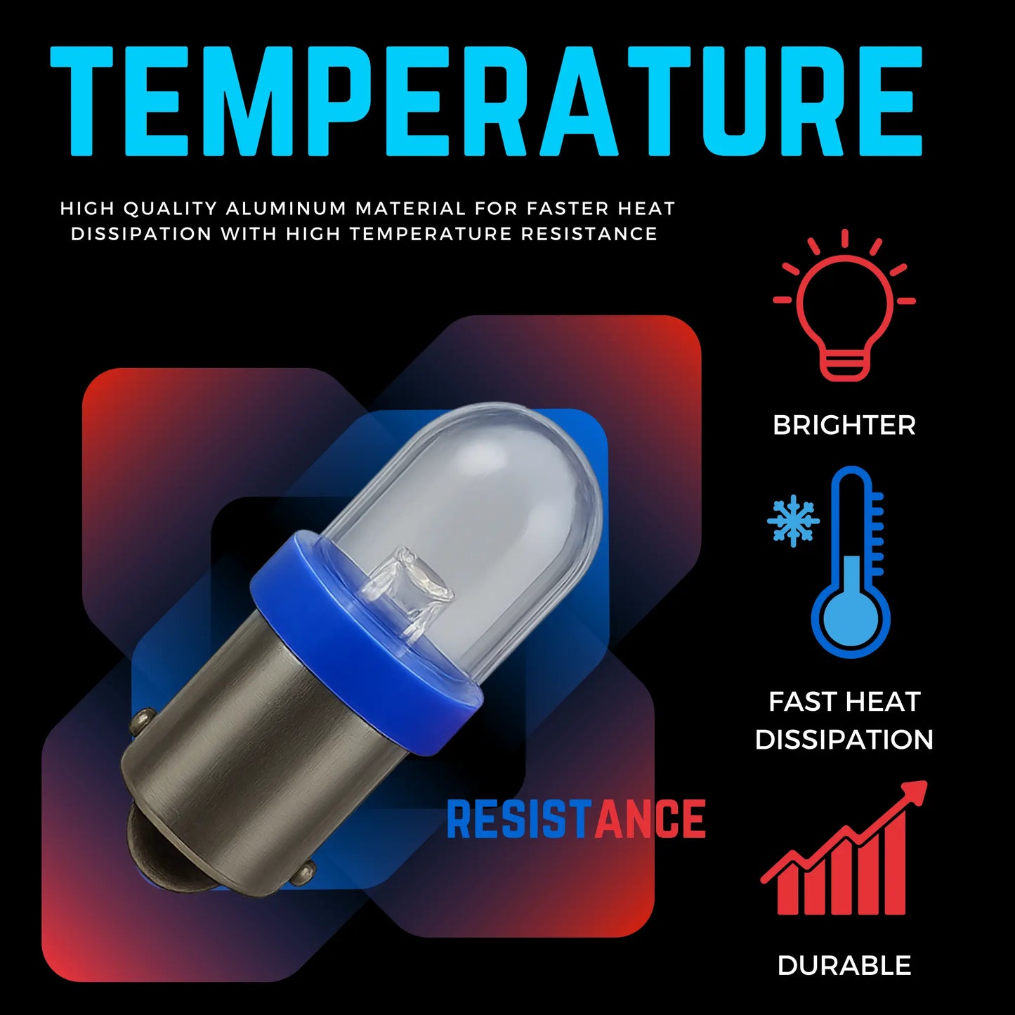Colour Temperature For Bax9s Led Bulbs - Argo