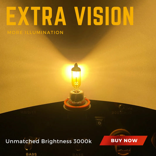 H11 Bulbs 100w Xenon Yellow 12v