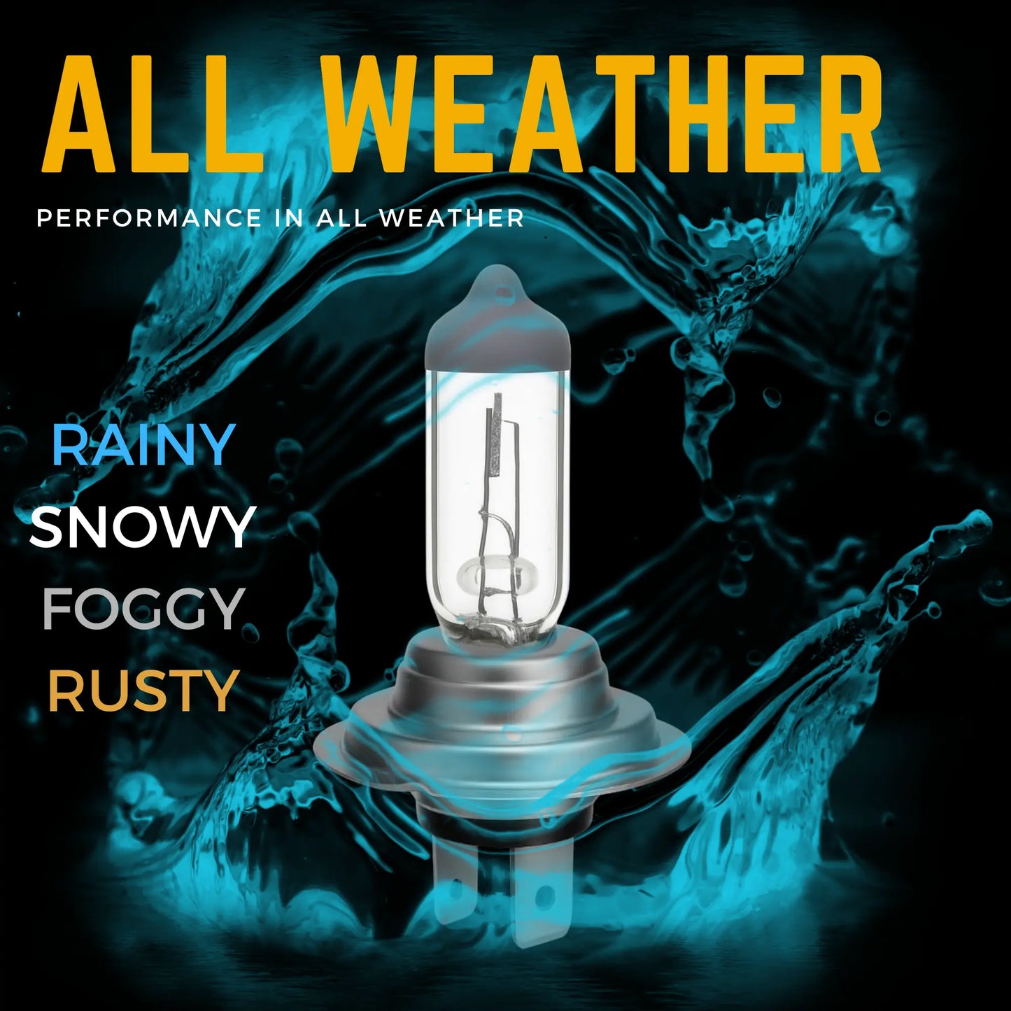 H7 Halogen Performance In All Weather - Argo