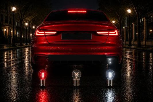 P21/5W bulbs including 380 1157 LED and halogen options from Argo Automotive Lighting