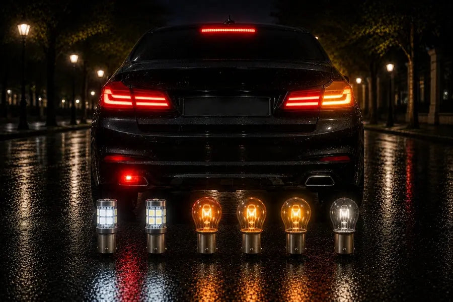 P21W bulbs including 382 1156 LED and halogen options from Argo Automotive Lighting