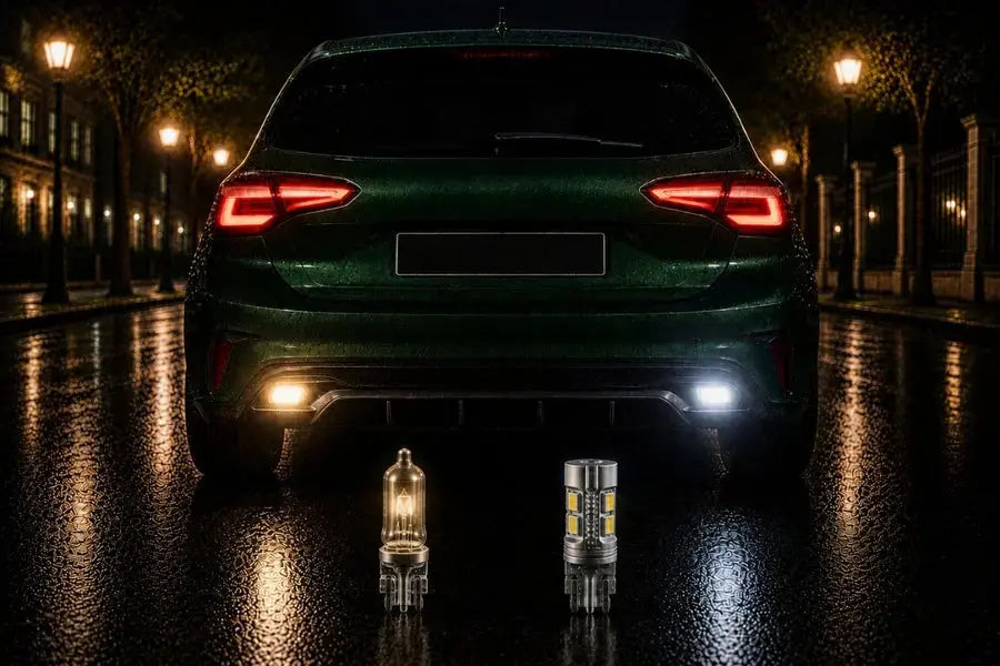 W16W bulbs including 921 T15 LED and halogen options from Argo Automotive Lighting