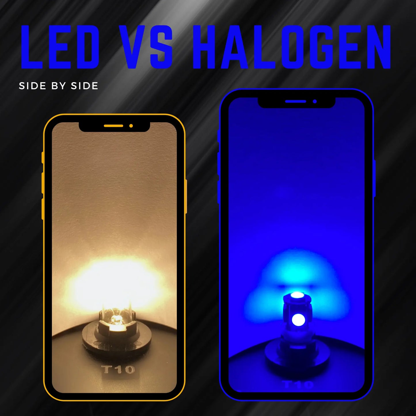 T10 Led vs Halogen  - Argo