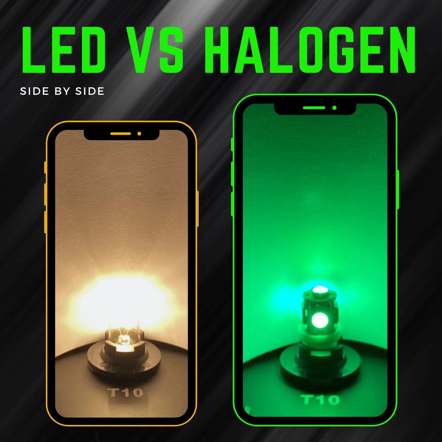 T10 Led vs Halogen  - Argo