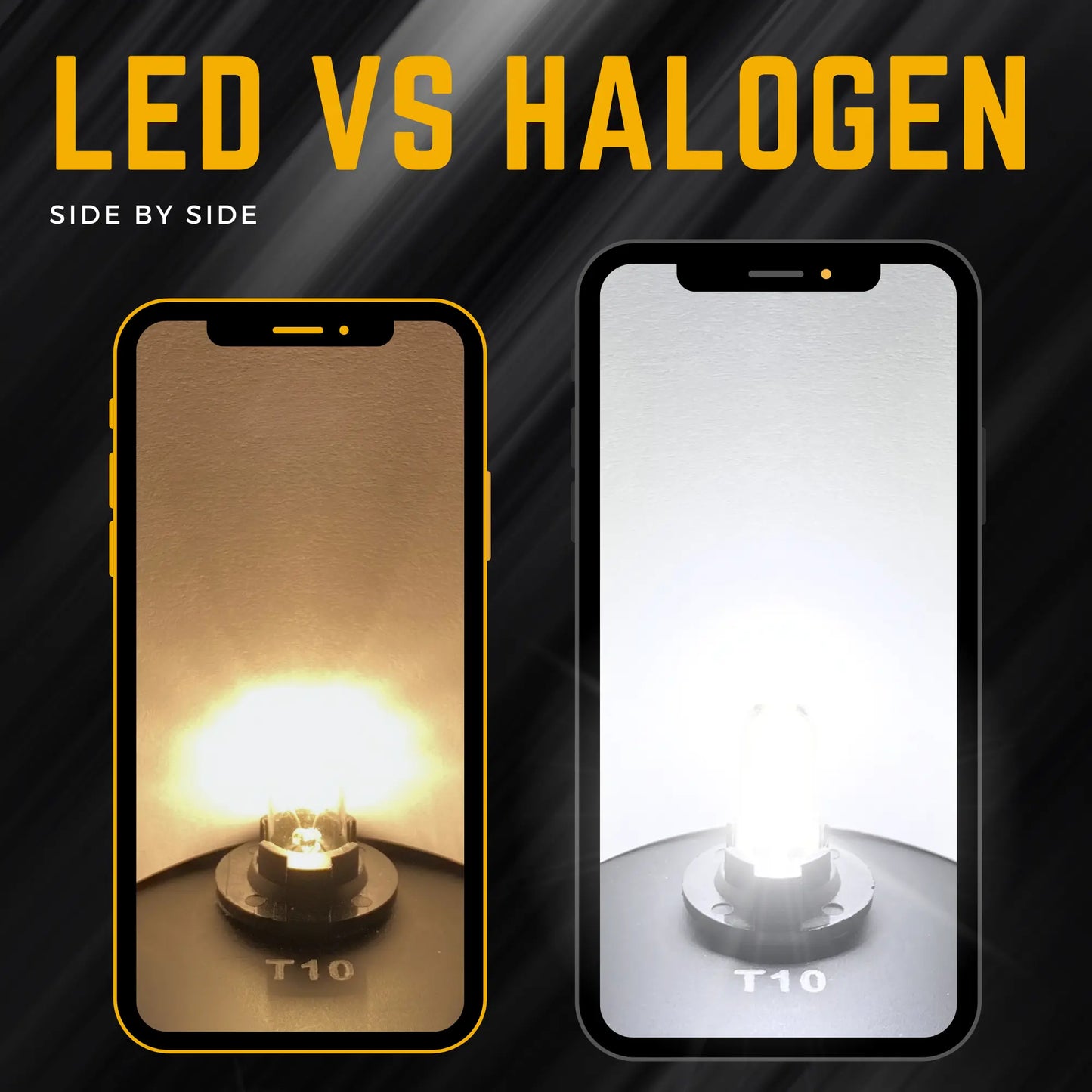 T10 Led vs Halogen  - Argo