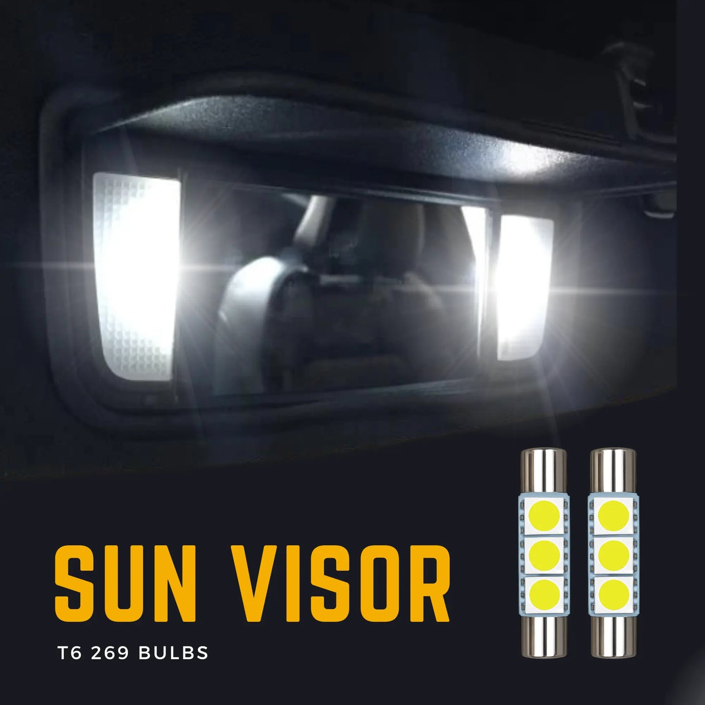 Led Sun Visor Upgrade Bulb - Argo