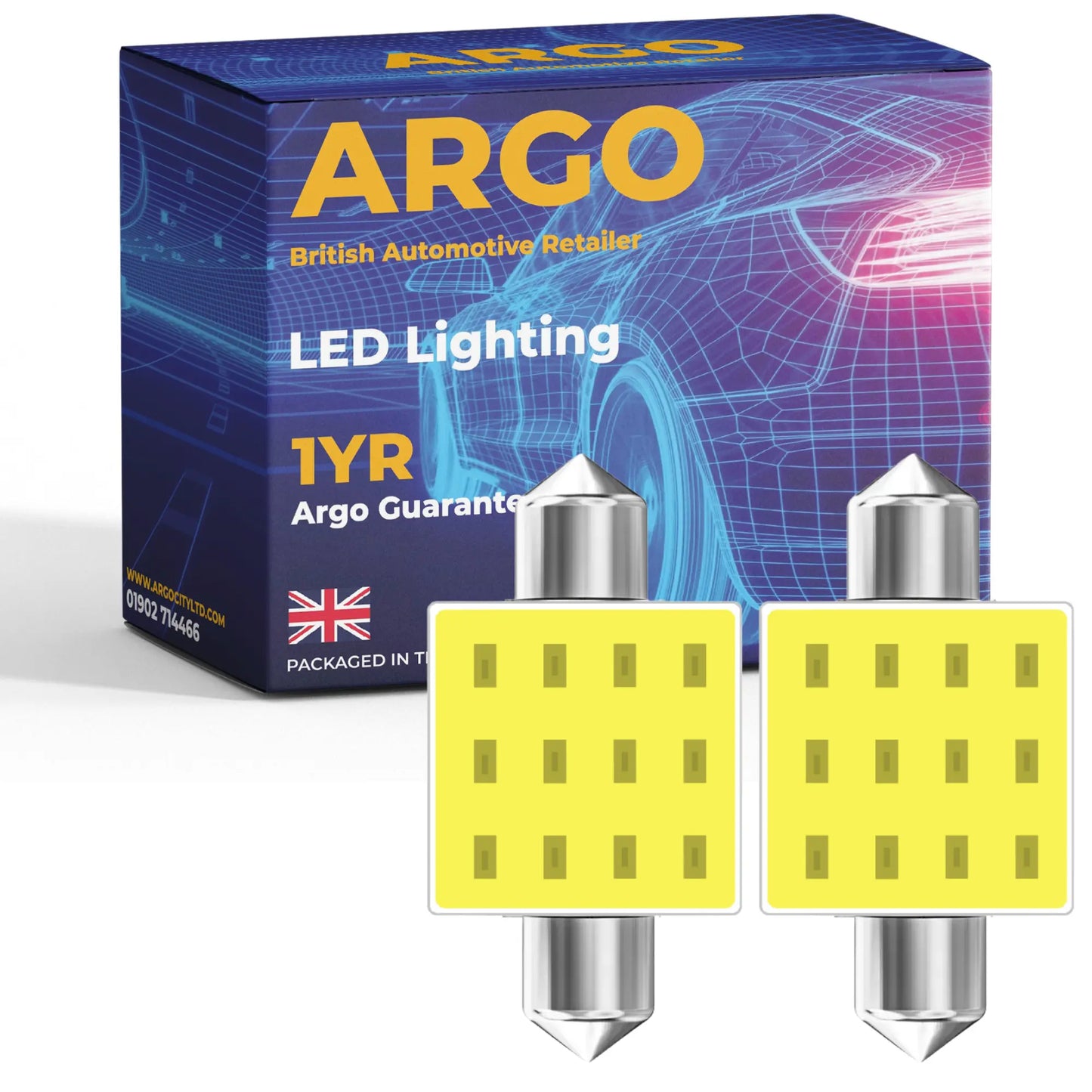 269 Bulb LED Cob C5W 31mm 12V Argo