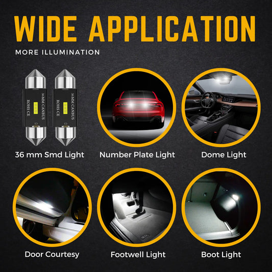 239 Bulbs LED Black Series 272 36mm White 12V