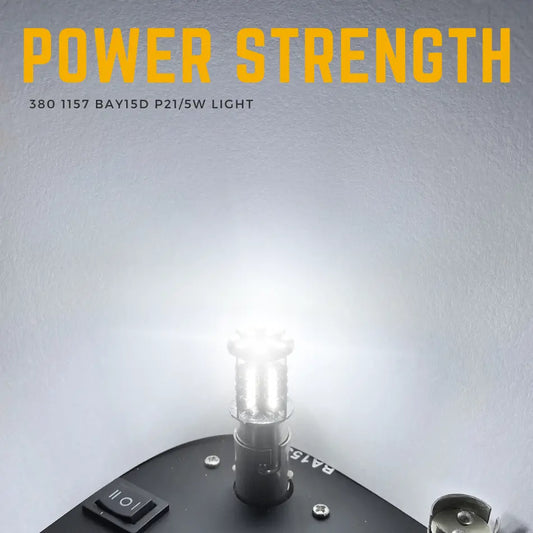 P21 5W Bulbs Led 44 Smd White 12V