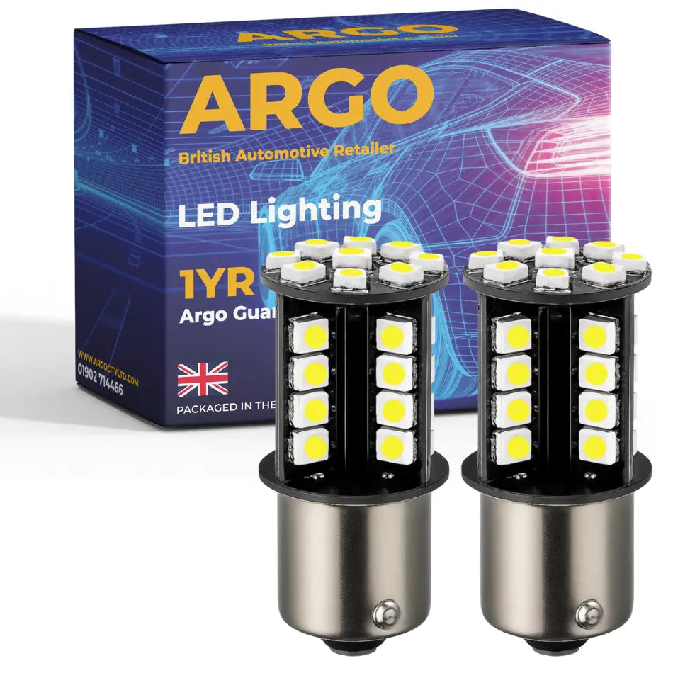 P21W Bulbs LED 44 Smd White 12V Argo