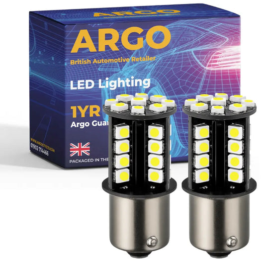 P21W Bulbs LED 44 Smd White 12V Argo