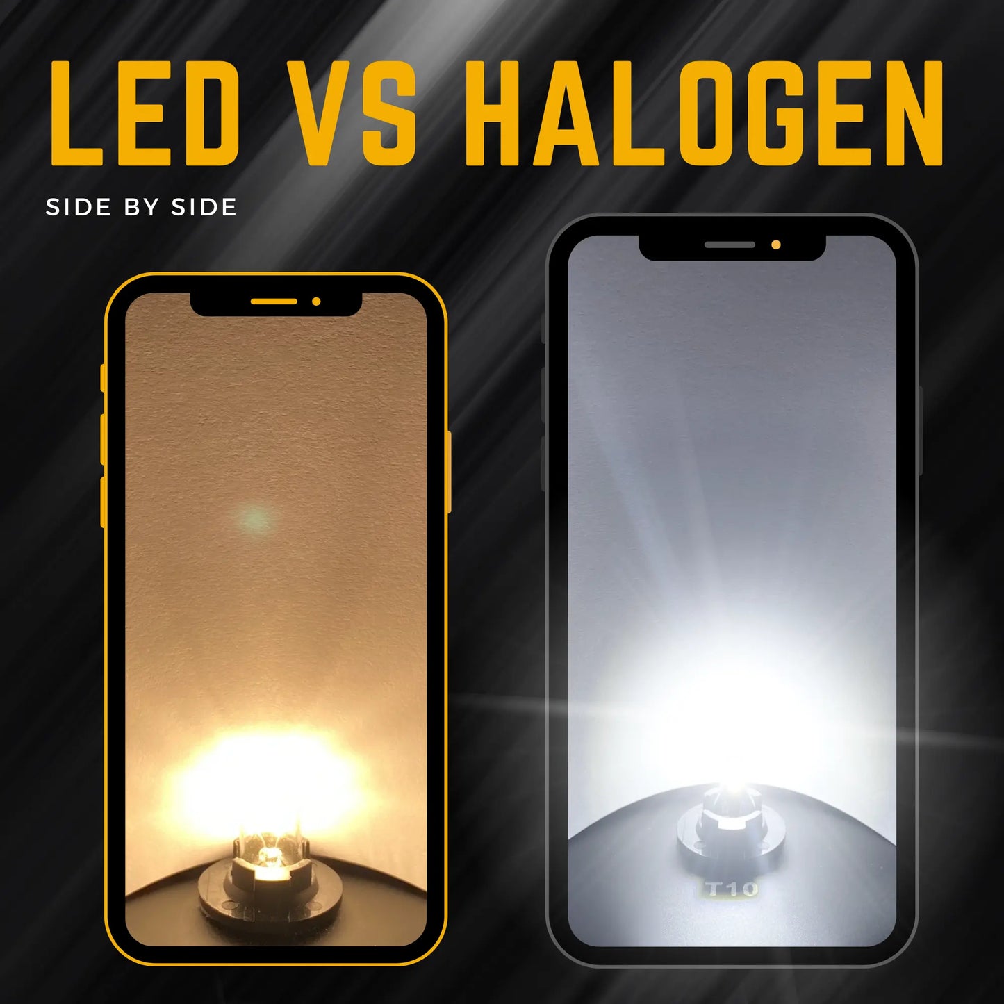 T10 Led vs Halogen  - Argo
