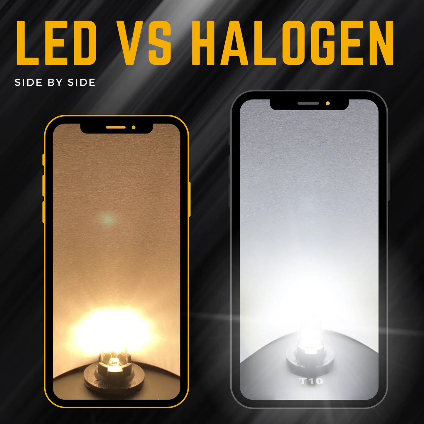 T10 Led vs Halogen  - Argo