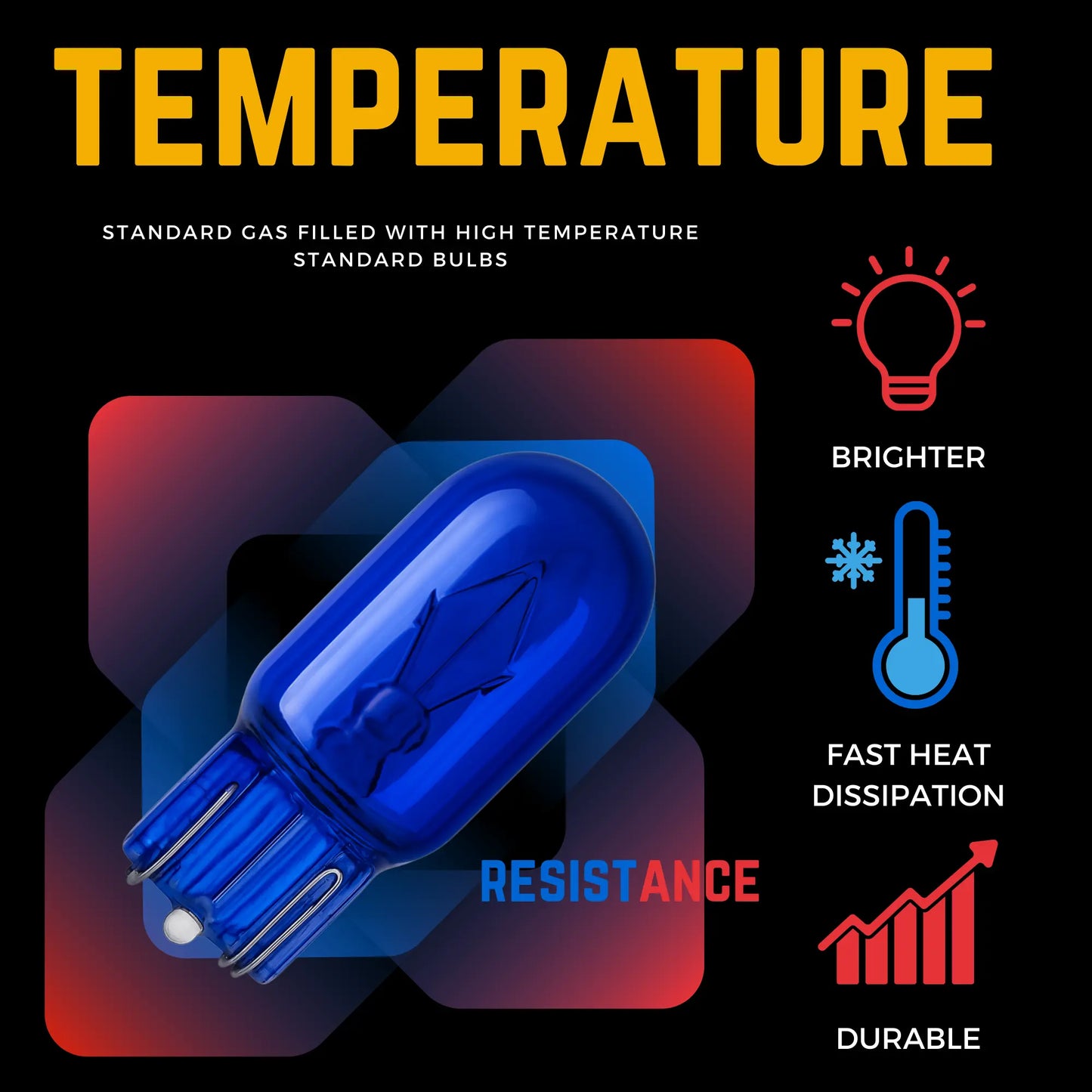 Colour Temperature For 501 Xenon White Bulbs - Argo