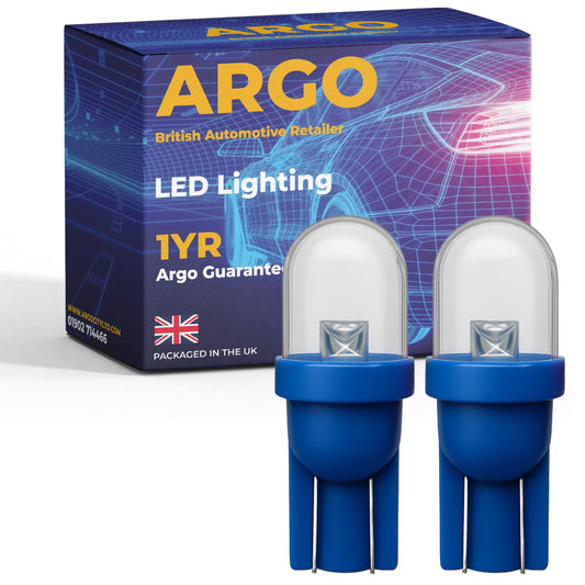 W5W Bulbs LED Blue 12V Argo