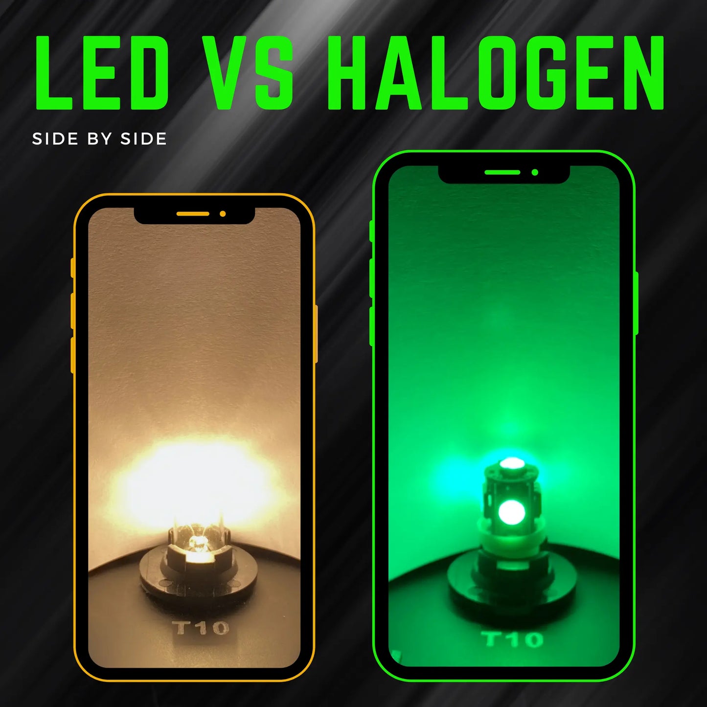 T10 Led vs Halogen  - Argo