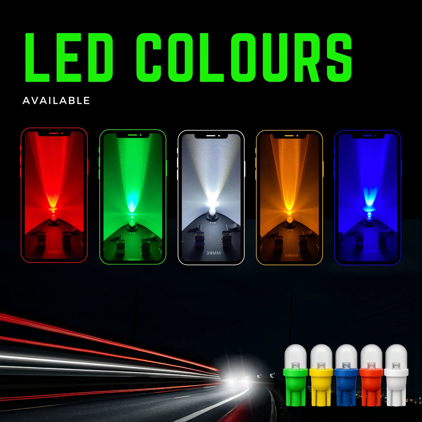 Other W5w Colours Available - Argo