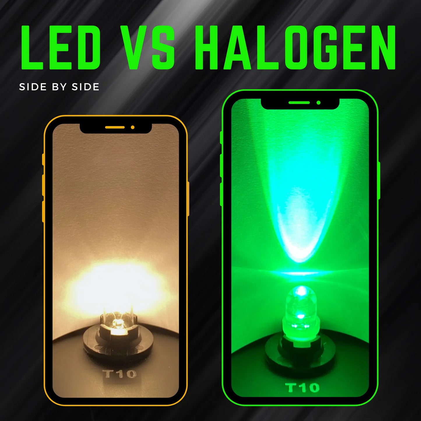 T10 Led vs Halogen  - Argo