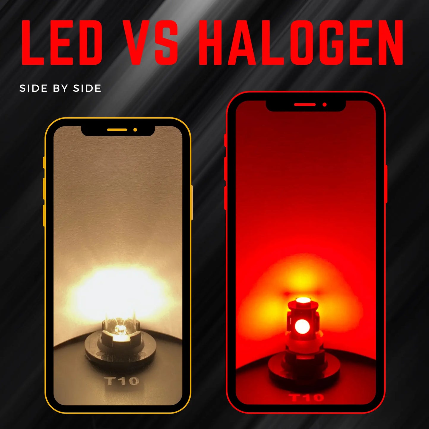 T10 Led vs Halogen  - Argo