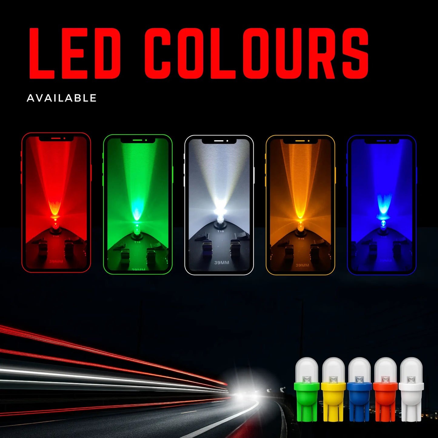 Other W5w Colours Available - Argo
