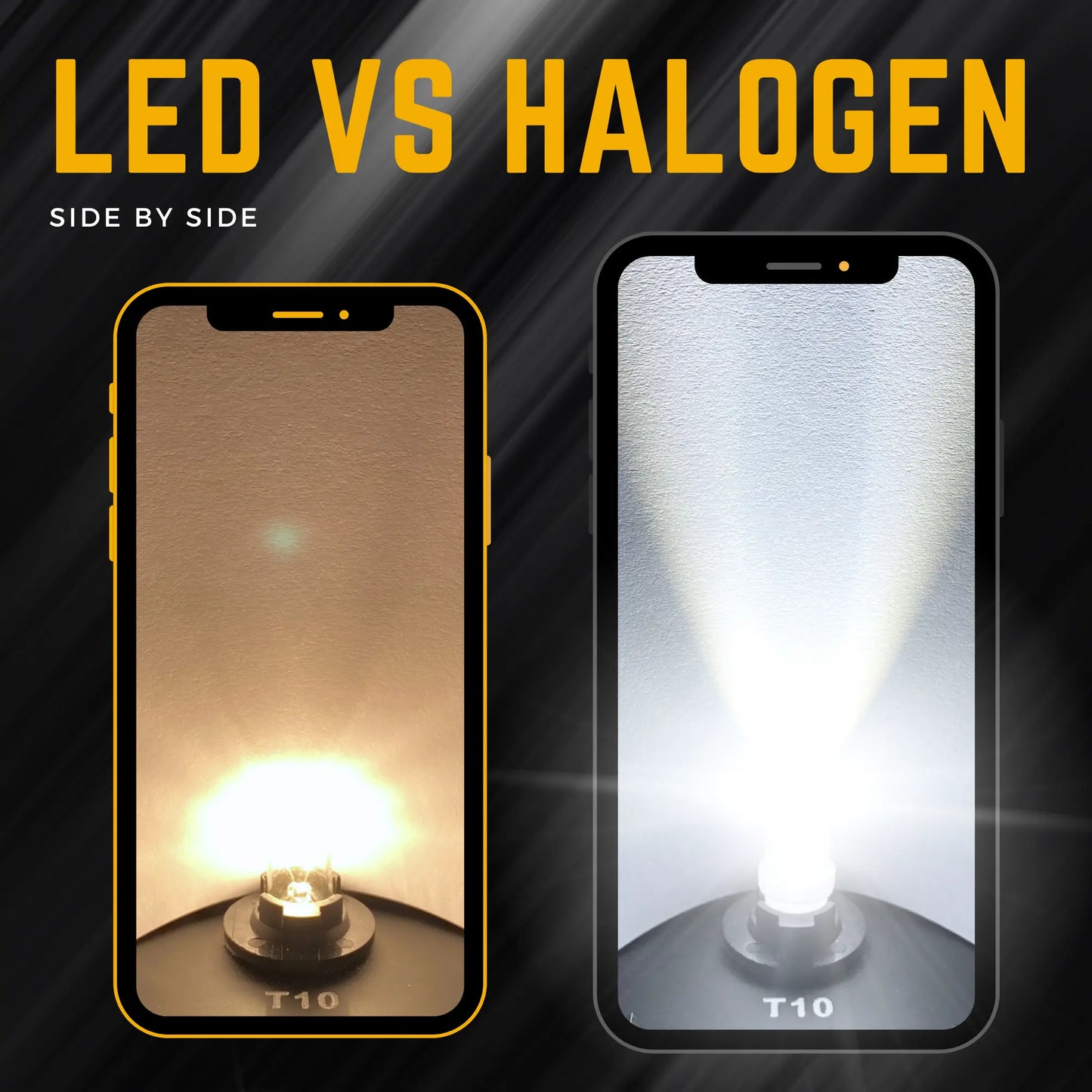 T10 Led vs Halogen  - Argo
