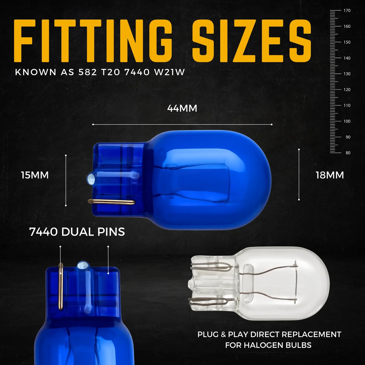 Dimensions T20 Xenon Bulb - Argo