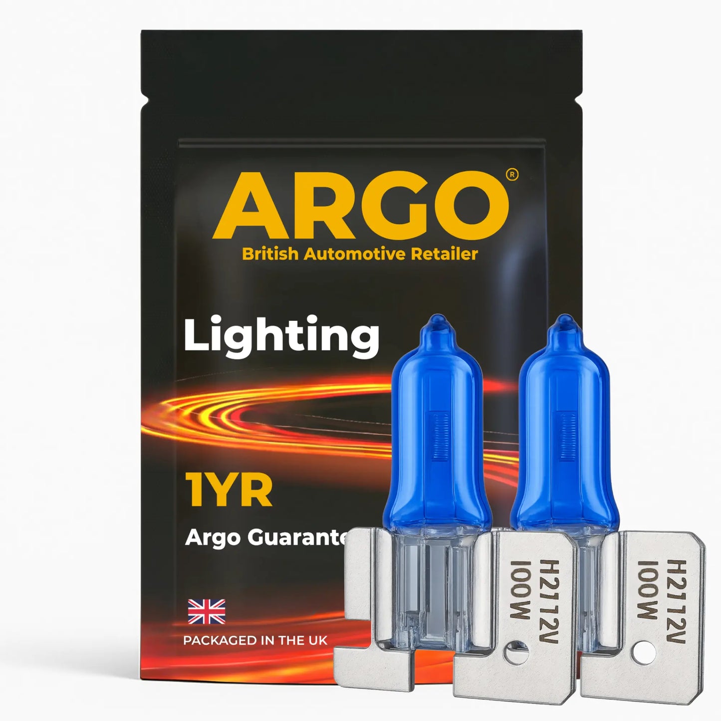 H2 Bulbs 100w Xenon White 12v Argo