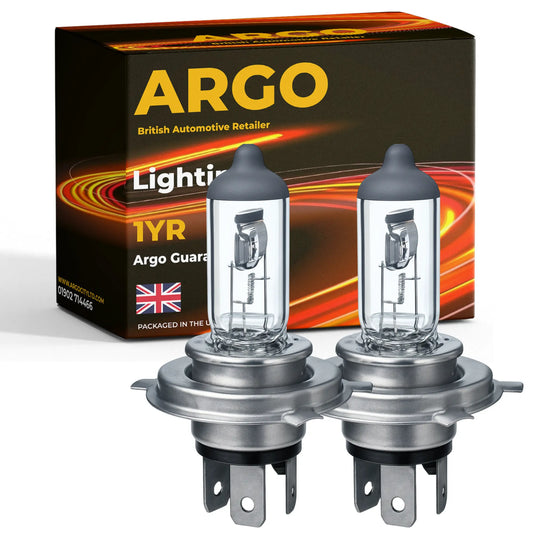 H4 Headlight Bulb 100w Halogen 12v Argo