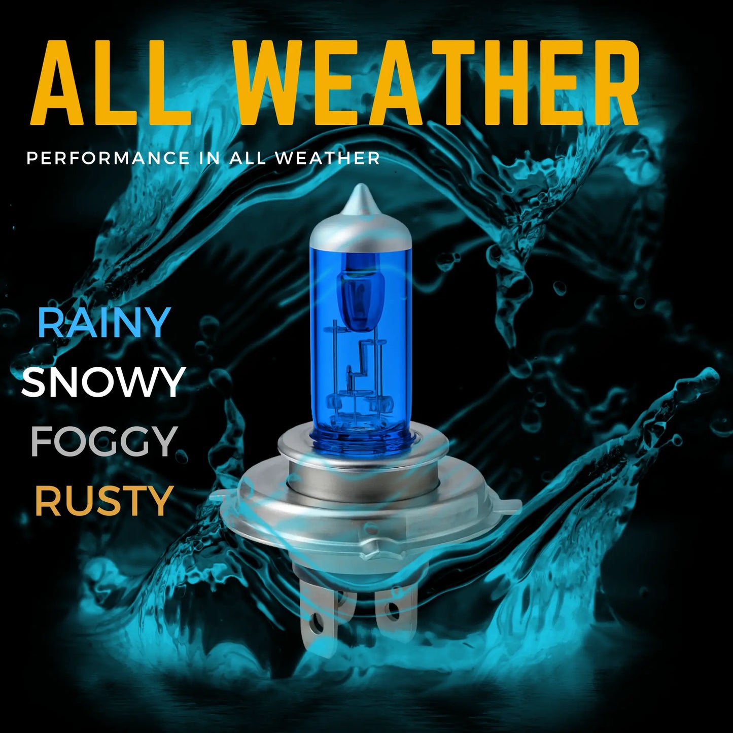 H4 Xenon White Performance In All Weather - Argo