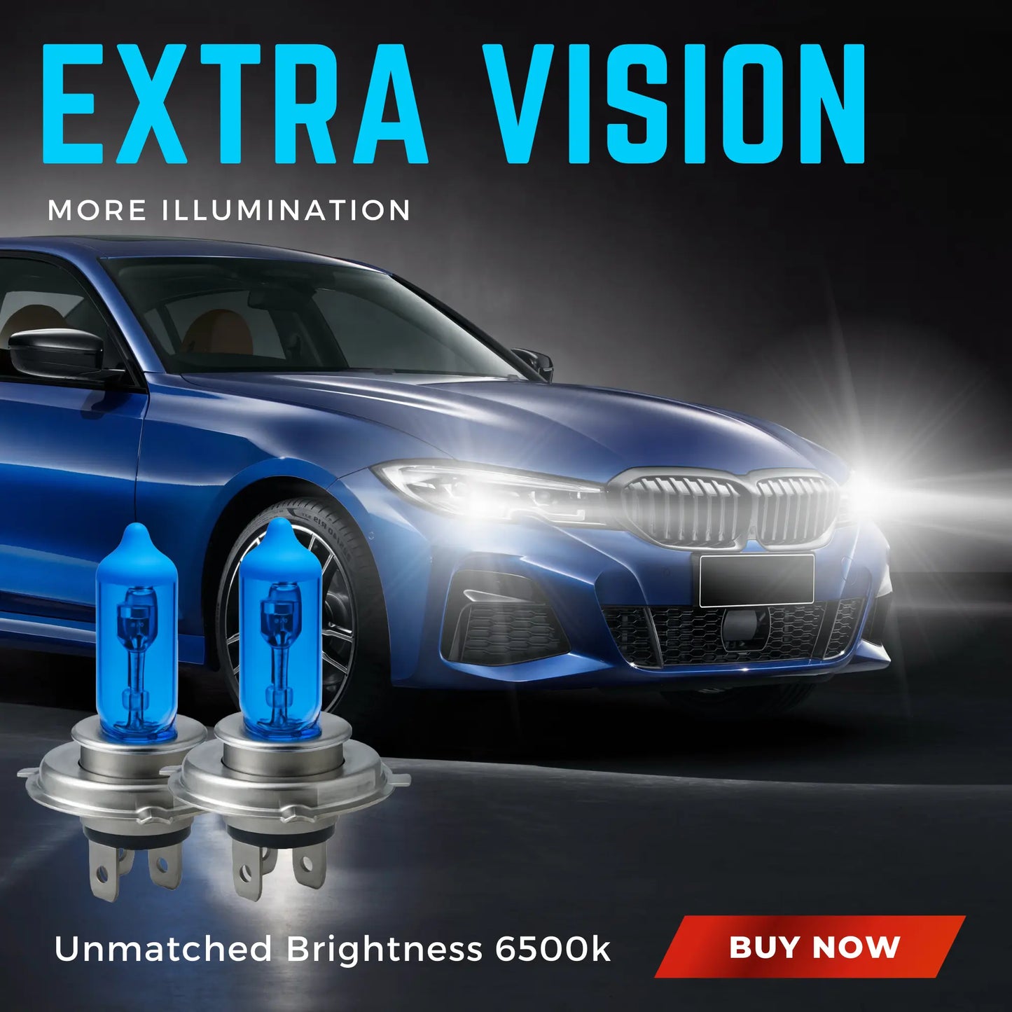 H4 Bulbs Shining In Headlights - Argo