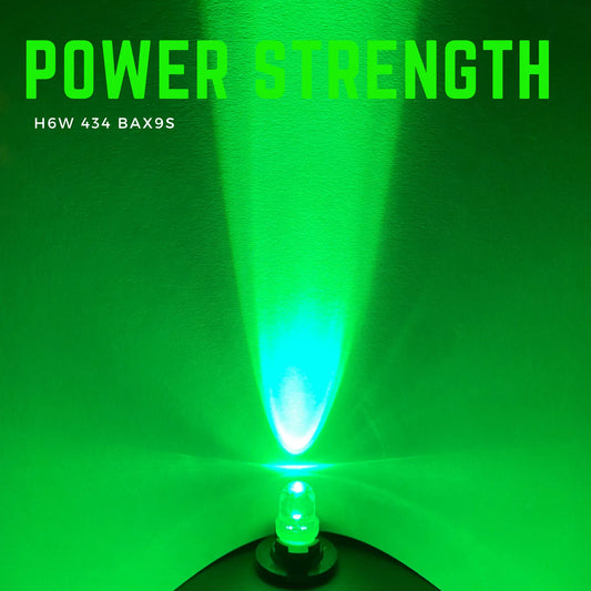 H6w Bulbs Led Green 12v