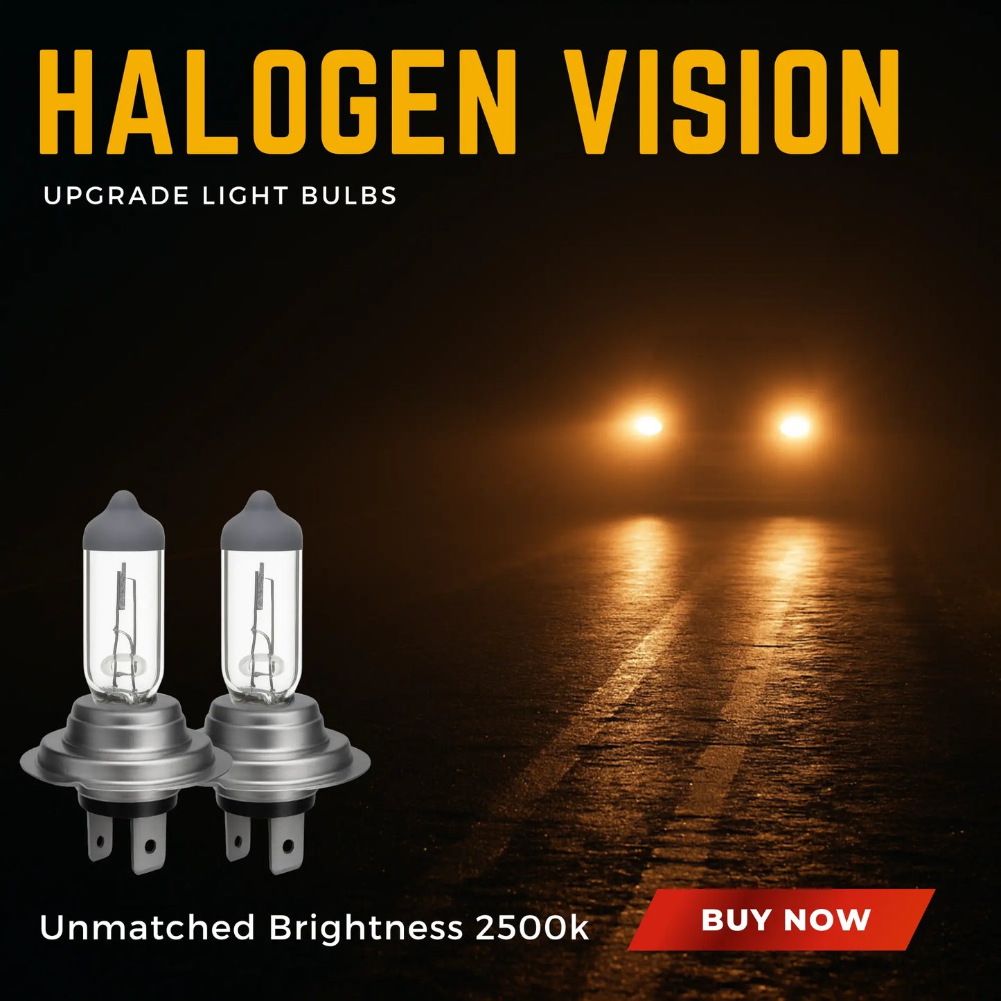 H7 Bulbs Shining In Headlights - Argo