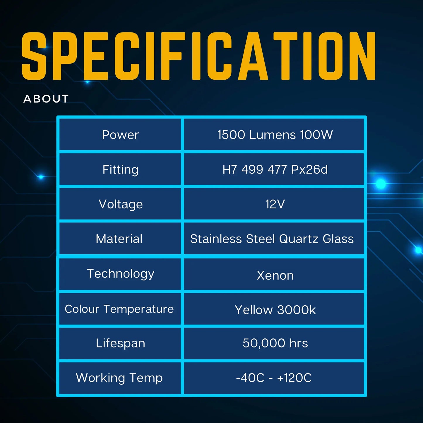 About H7 Bulbs - Argo