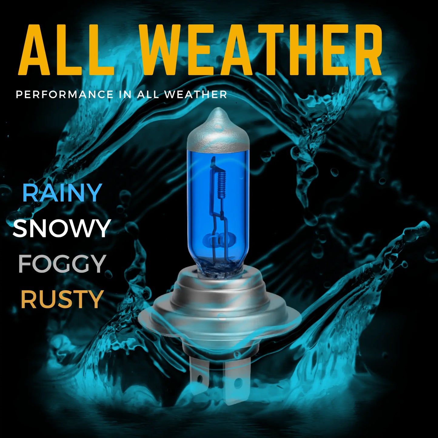 H7 Xenon White Performance In All Weather - Argo