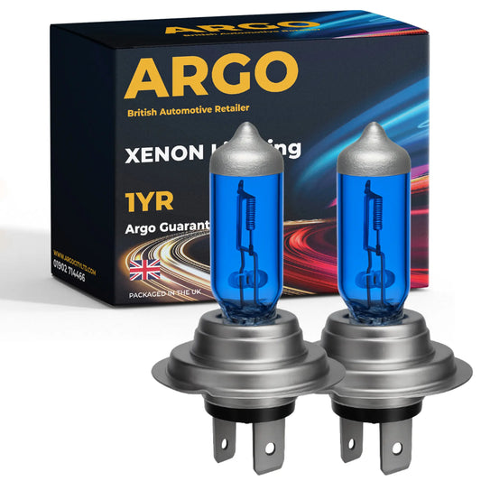 H7 Xenon White Headlight Bulbs - Argo