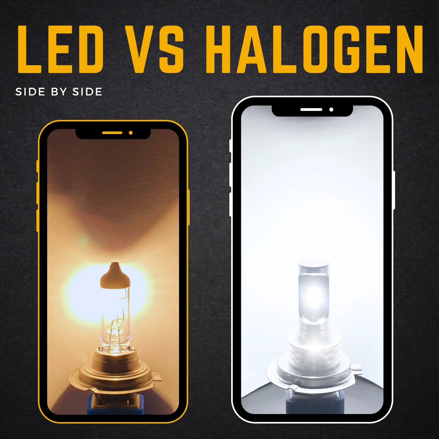 H7 Led vs Halogen  - Argo