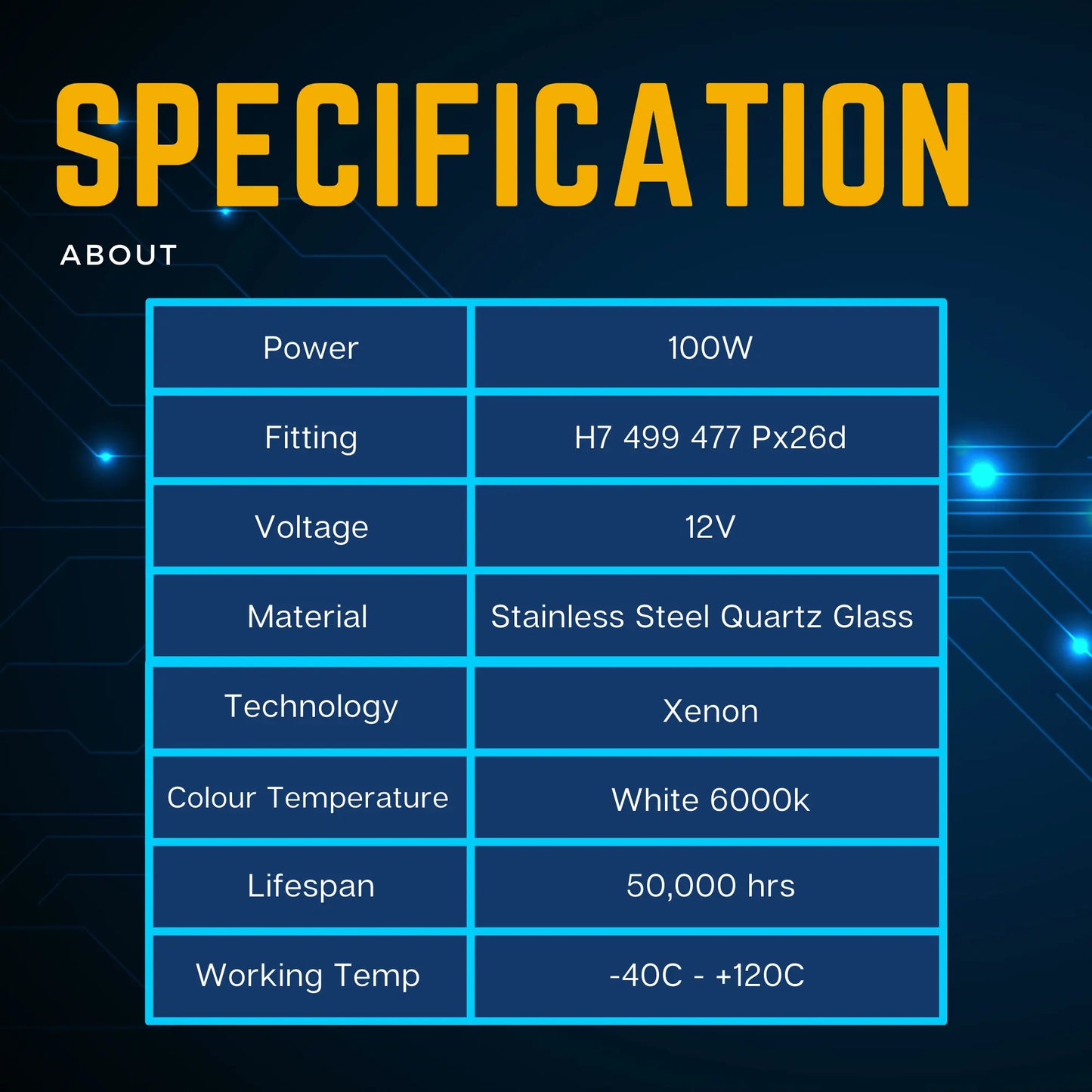 About H7 Bulbs - Argo