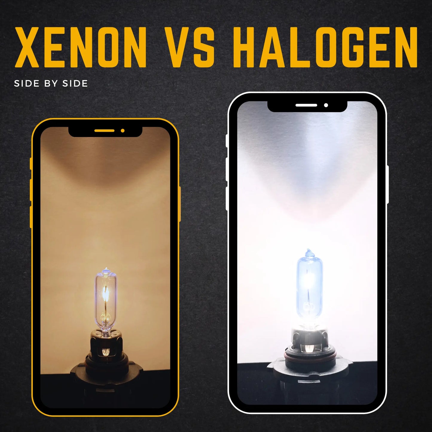 Difference Between Halogen And Xenon Hir2 Bulbs - Argo