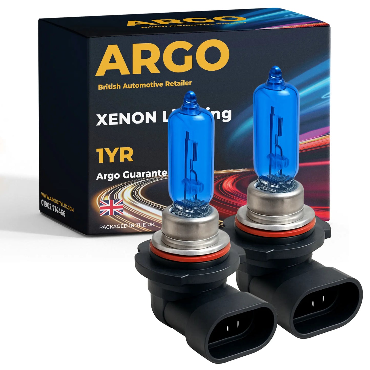 Hir2 Xenon White 55w Headlight Bulbs - Argo
