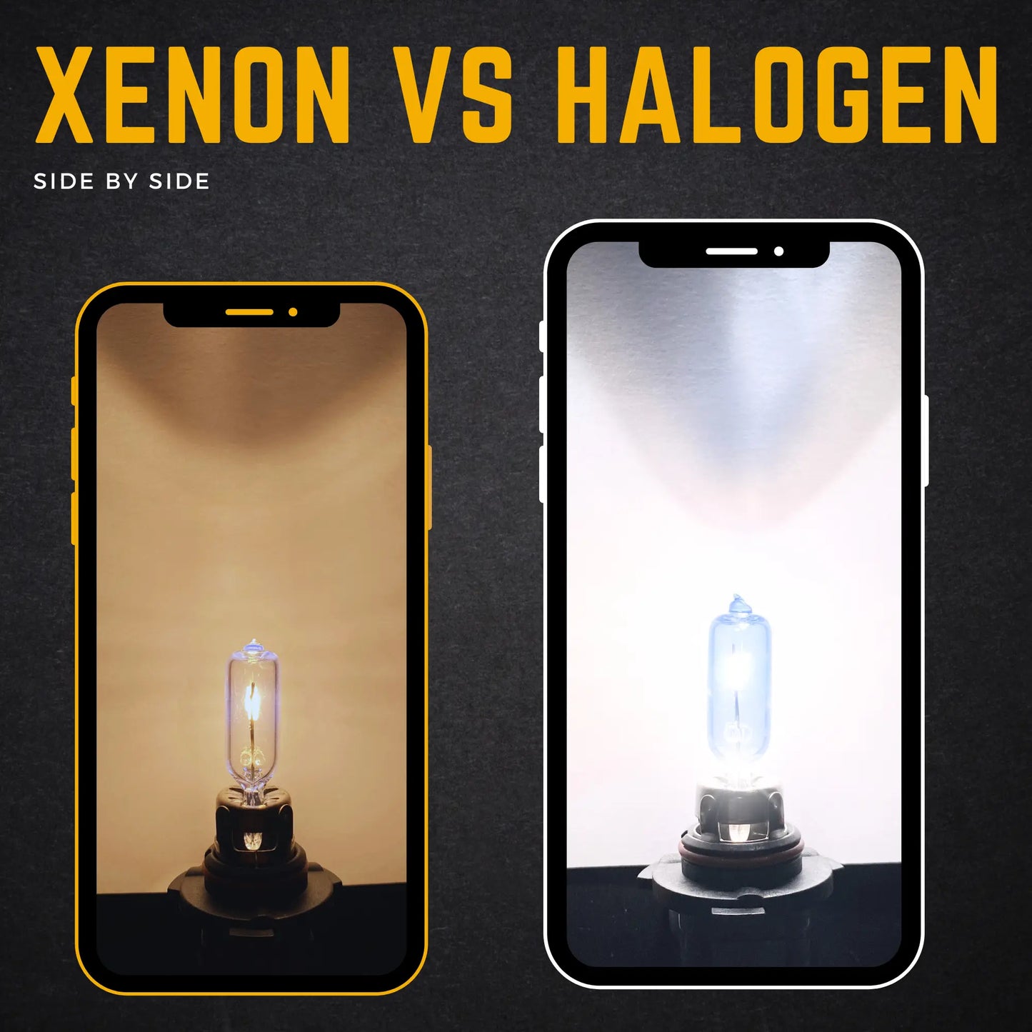 Difference Between Halogen And Xenon Hir2 Bulbs - Argo