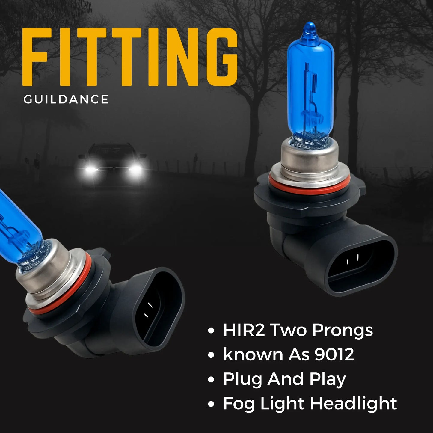 9012 Headlight Bulbs - Argo