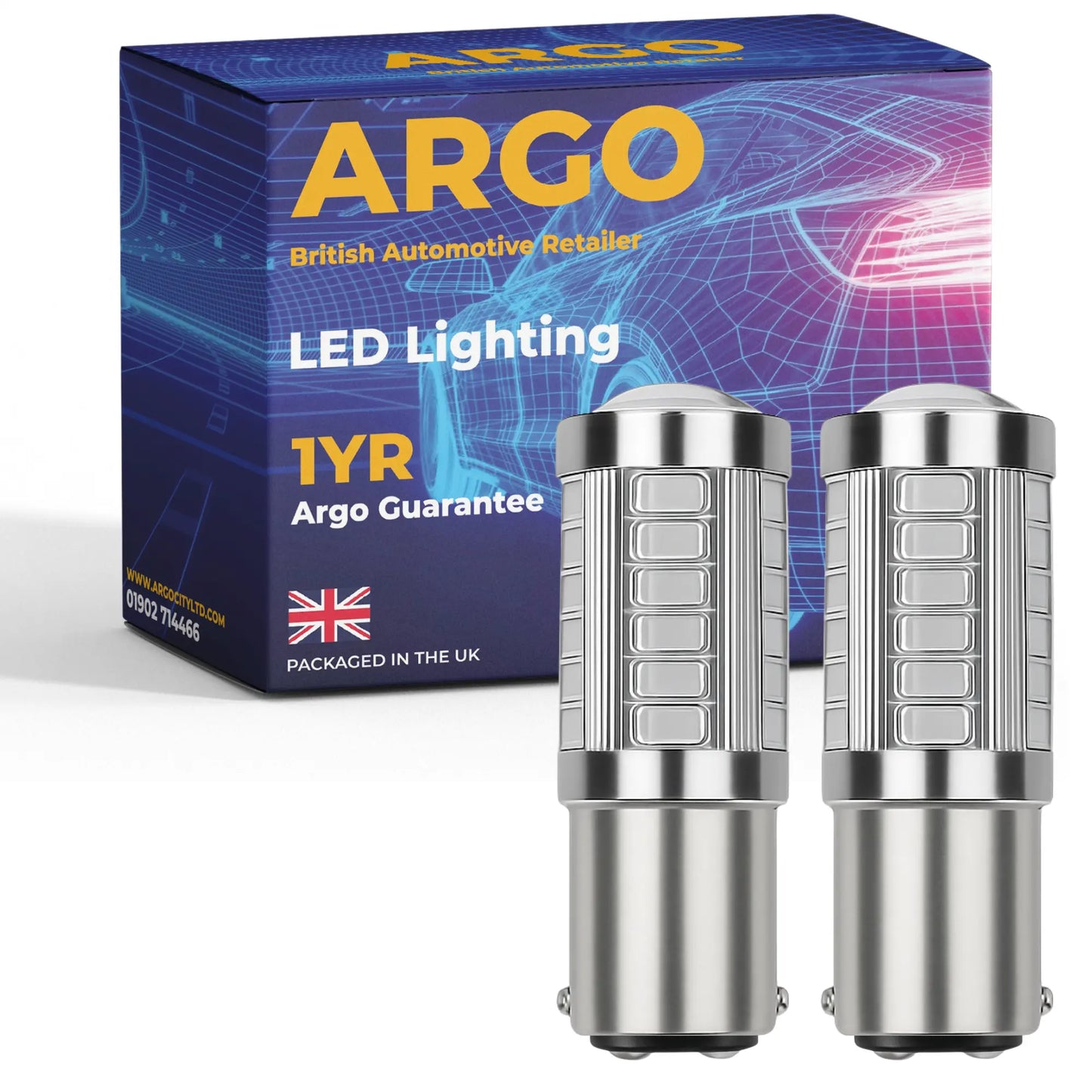 P21 5W Bulbs Led 33 Smd Red 12V Argo