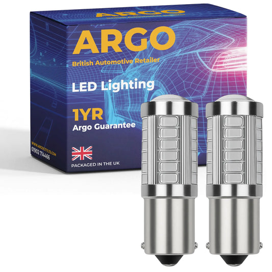 P21W Bulbs Led 33 Smd Red 12V Argo