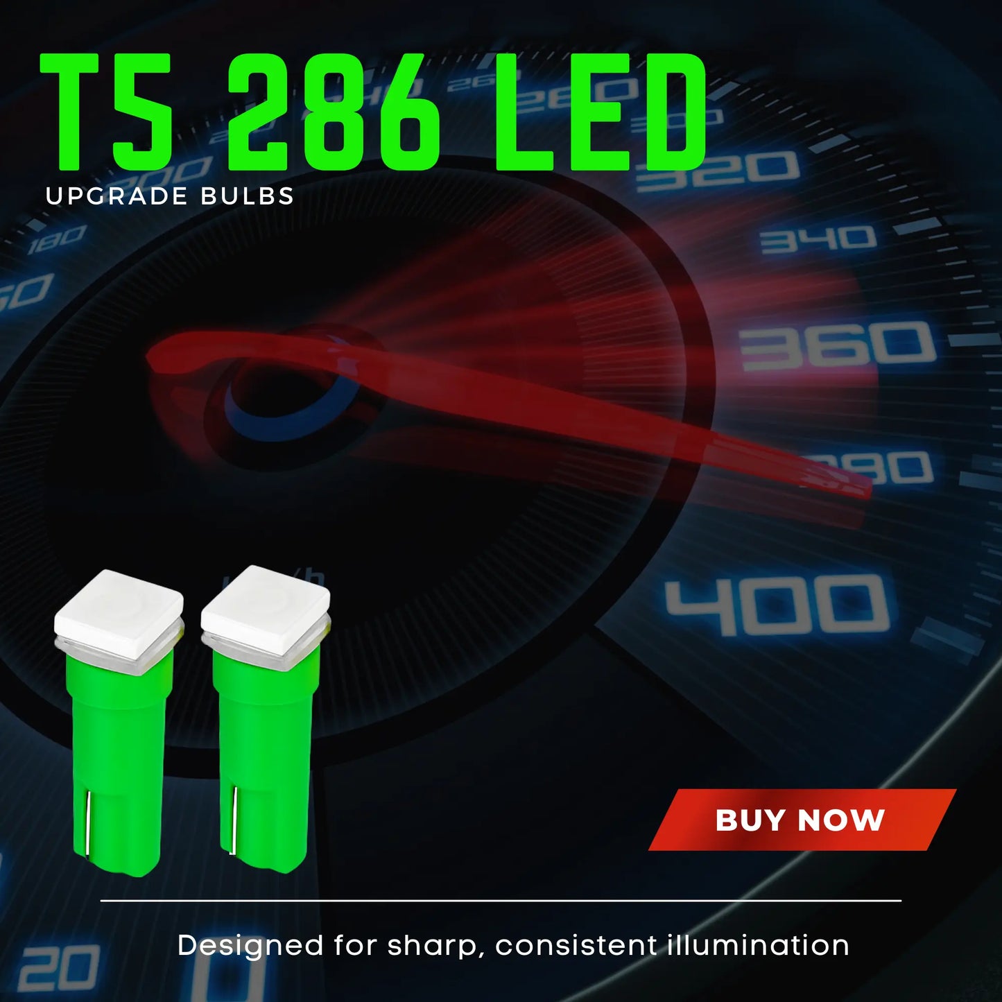 T5 286 Led Green Bulbs - Argo
