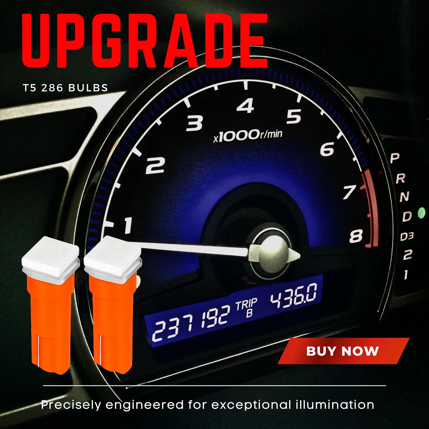 269 T5 Led Red Upgrade Bulbs - Argo